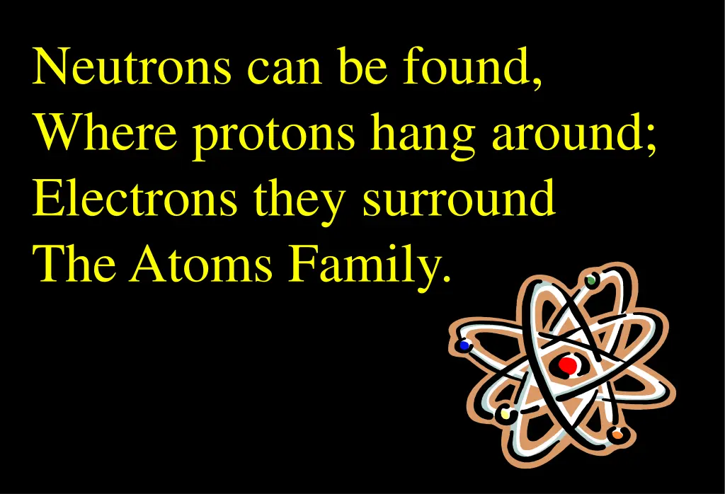 neutrons can be found where protons hang around