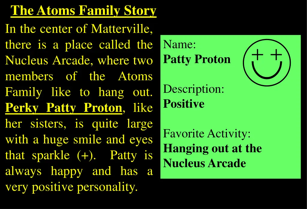 the atoms family story