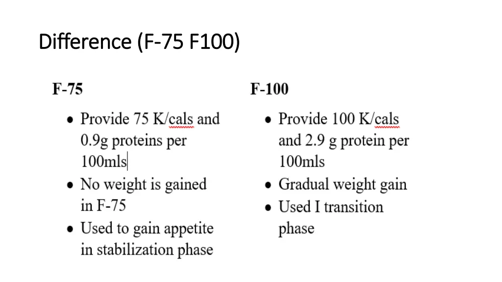 difference f difference f 75 f100