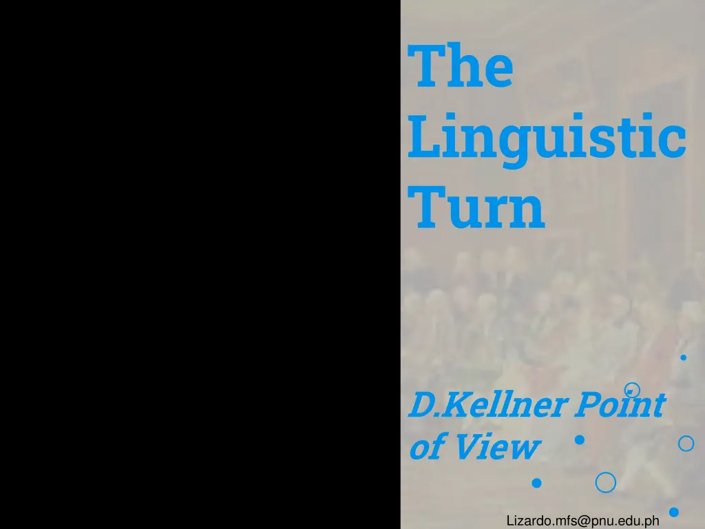 the linguistic turn 1