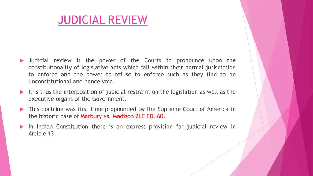 judicial review