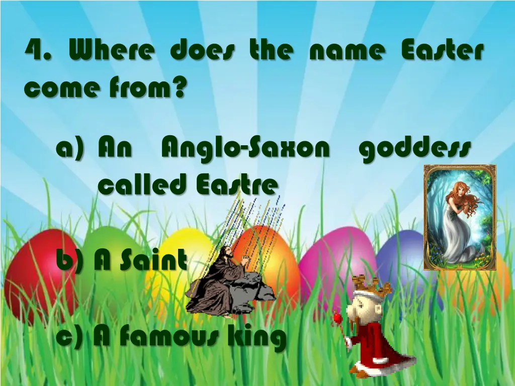 4 where does the name easter come from
