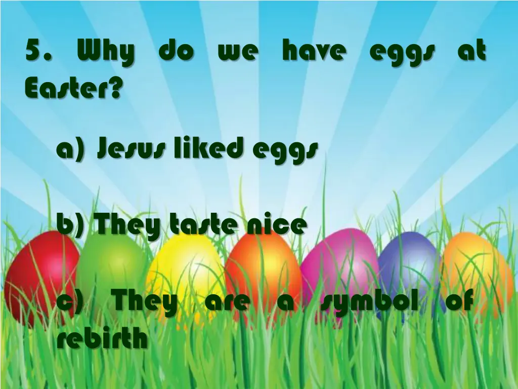 5 why do we have eggs at easter