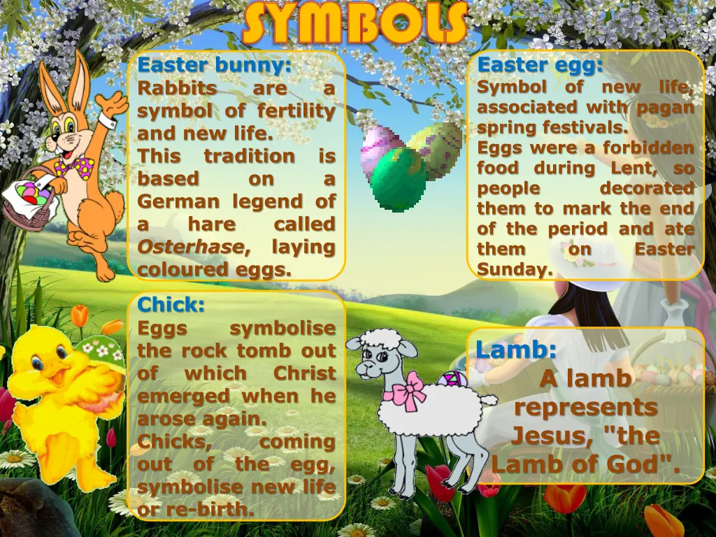 symbols symbols easter bunny rabbits are symbol