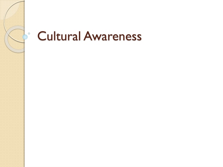 cultural awareness