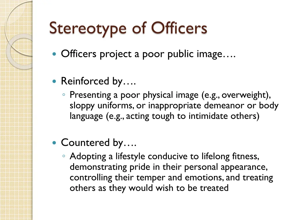 stereotype of officers 3