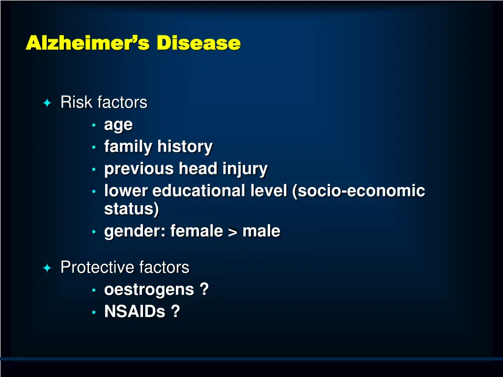 alzheimer s disease alzheimer s disease