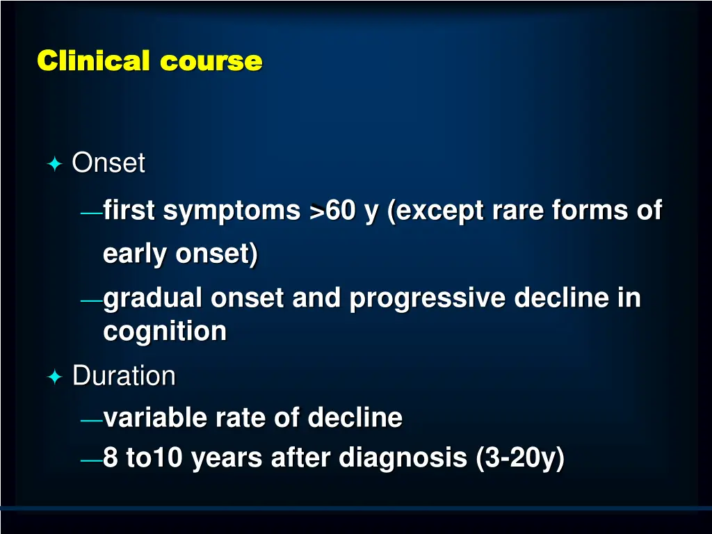 clinical course clinical course