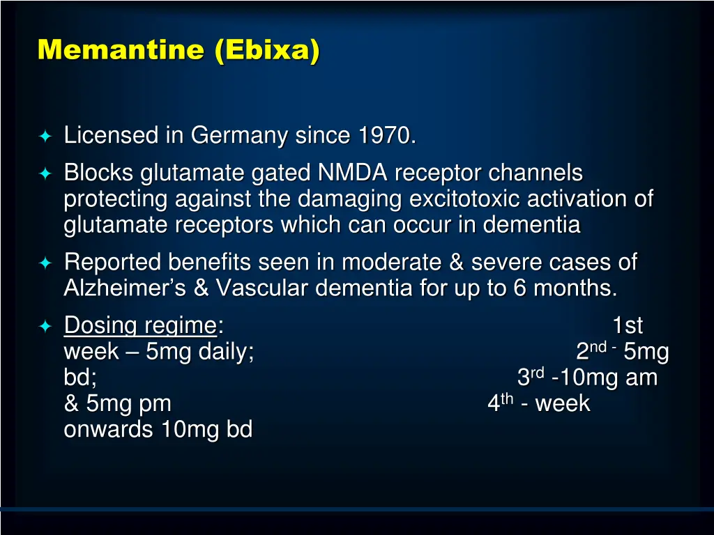 memantine ebixa