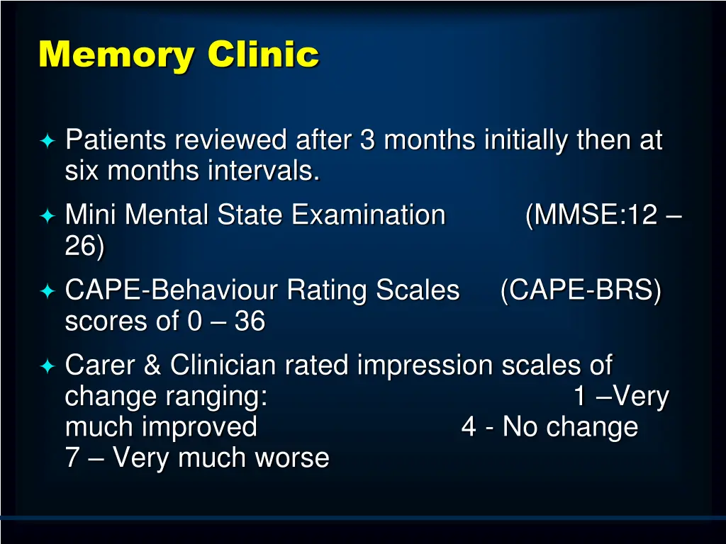 memory clinic 1