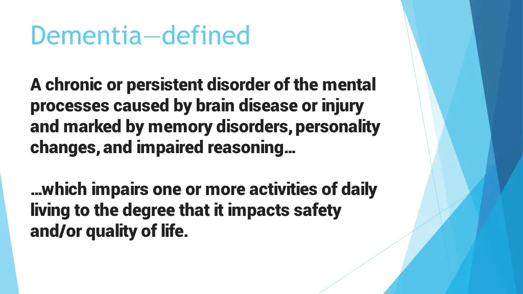 dementia defined