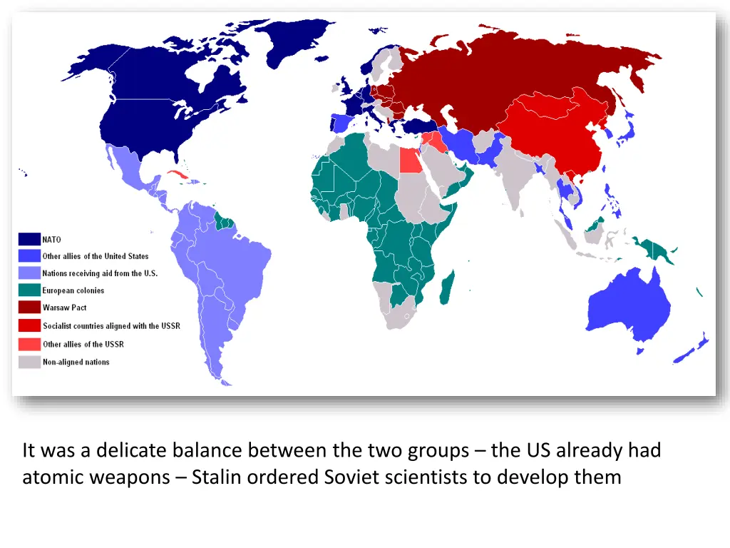 it was a delicate balance between the two groups