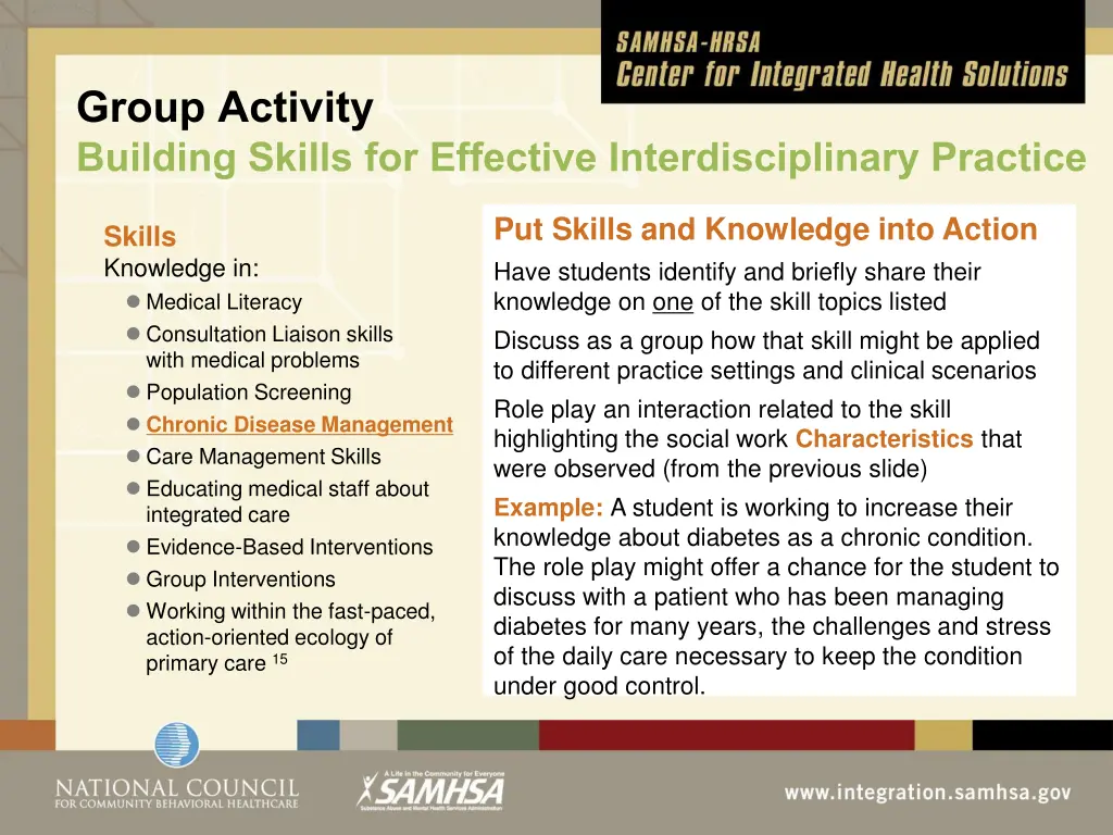 group activity building skills for effective