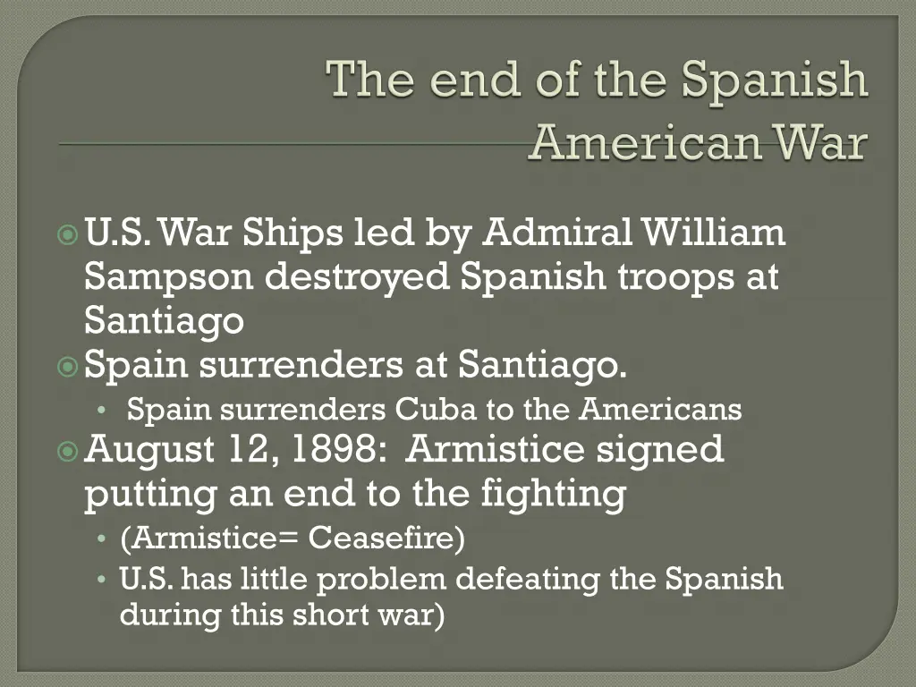 u s war ships led by admiral william sampson