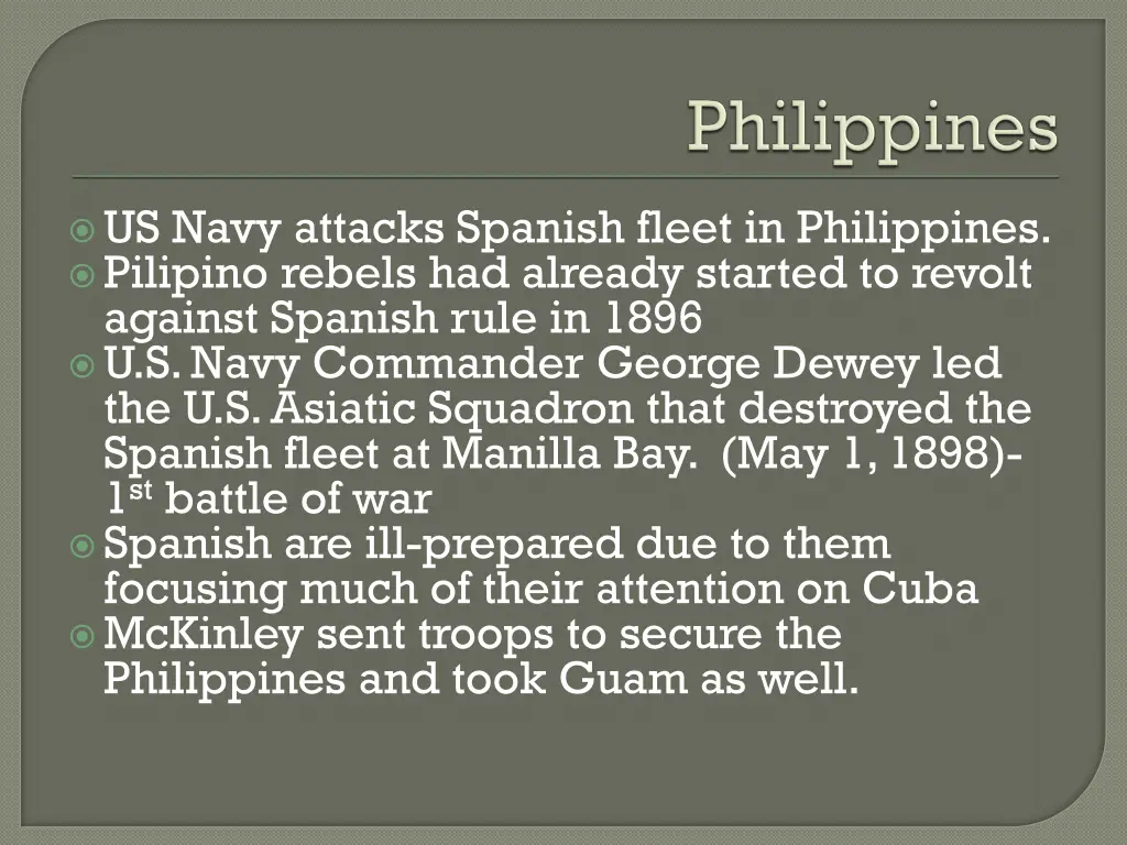 us navy attacks spanish fleet in philippines