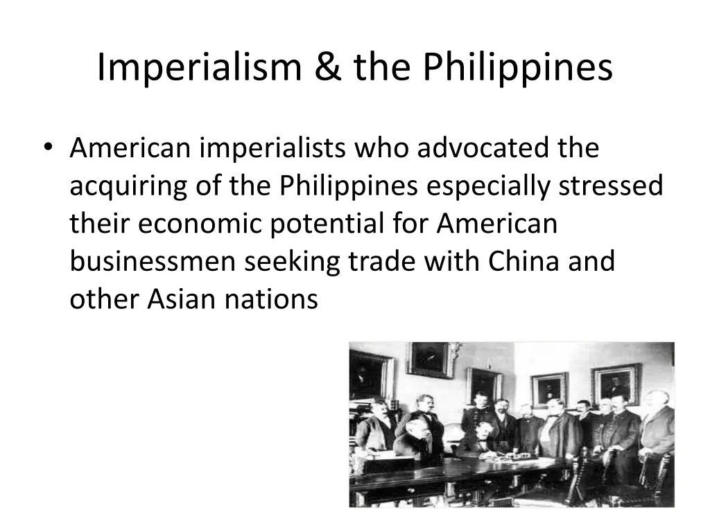 imperialism the philippines