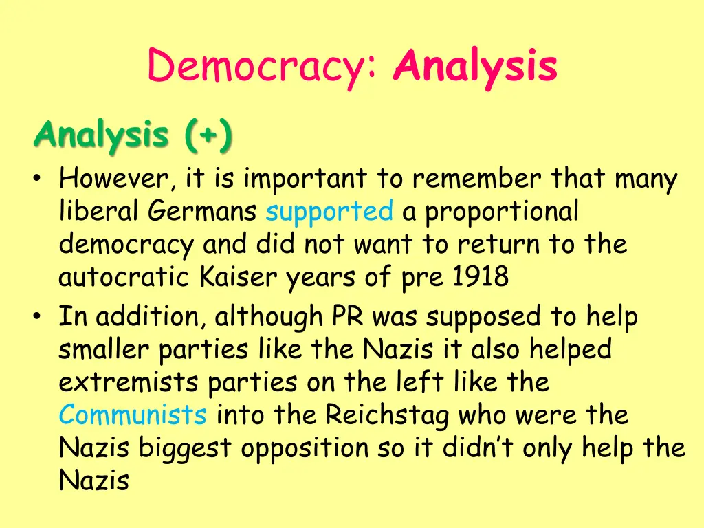 democracy analysis 1