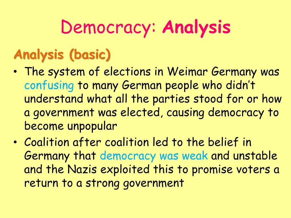 democracy analysis