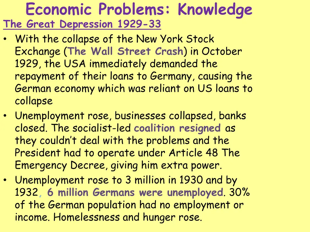 economic problems knowledge 1