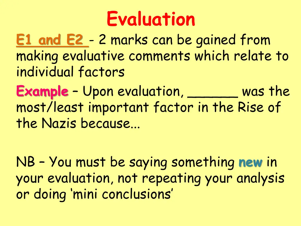 evaluation 1