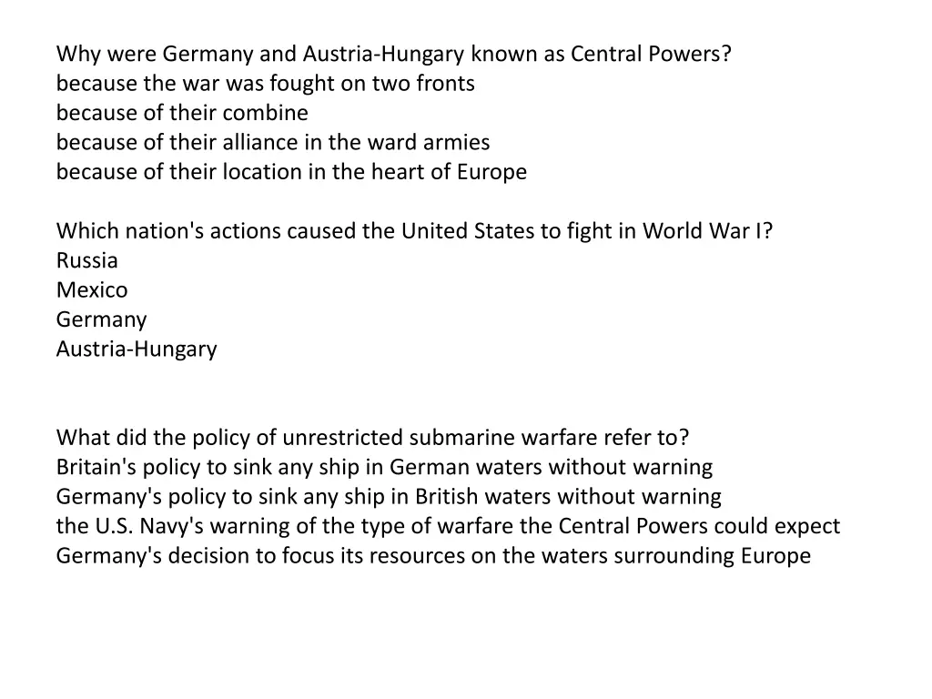 why were germany and austria hungary known