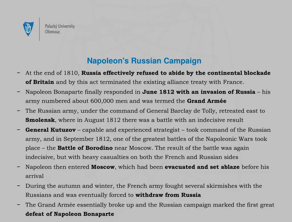 napoleon s russian campaign