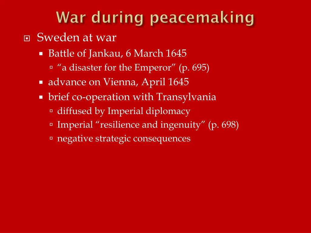 sweden at war battle of jankau 6 march 1645