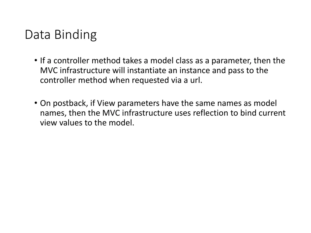 data binding