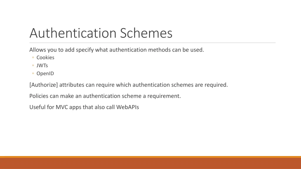 authentication schemes