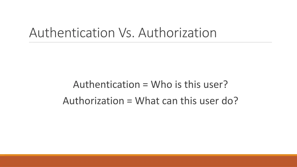 authentication vs authorization