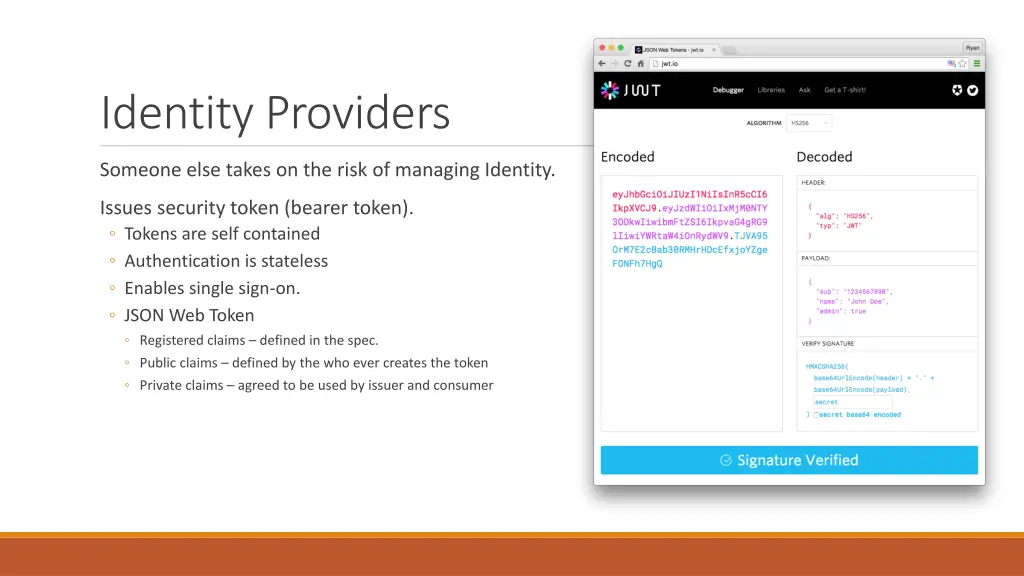 identity providers