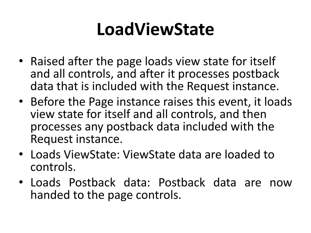 loadviewstate