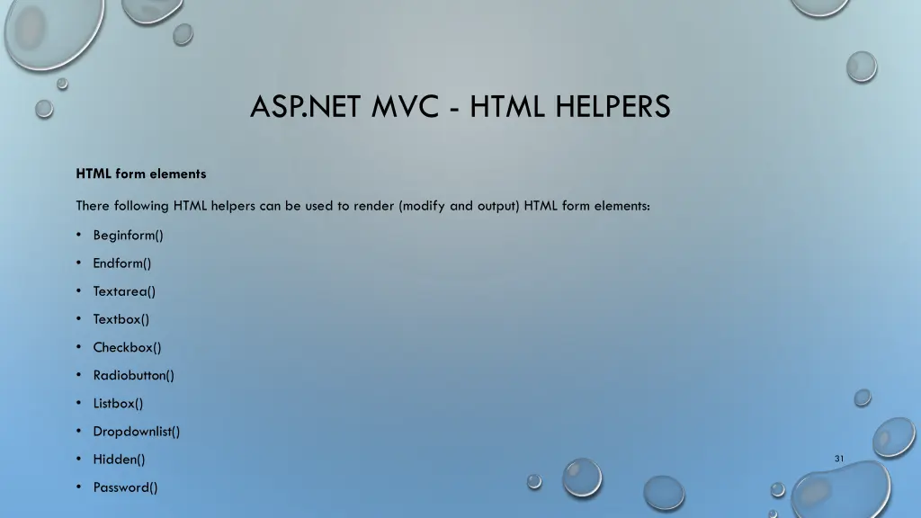 asp net mvc html helpers 2