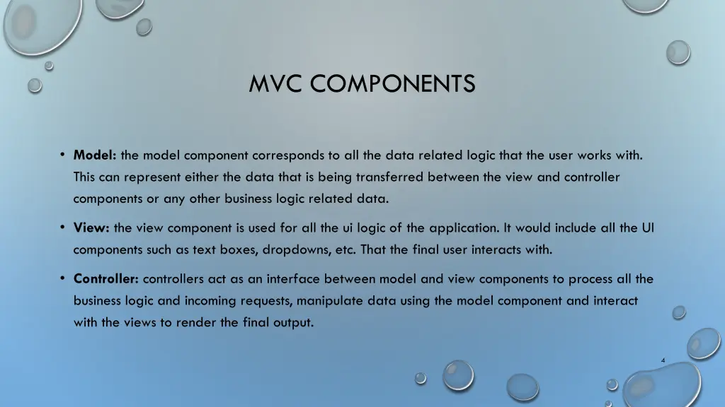 mvc components