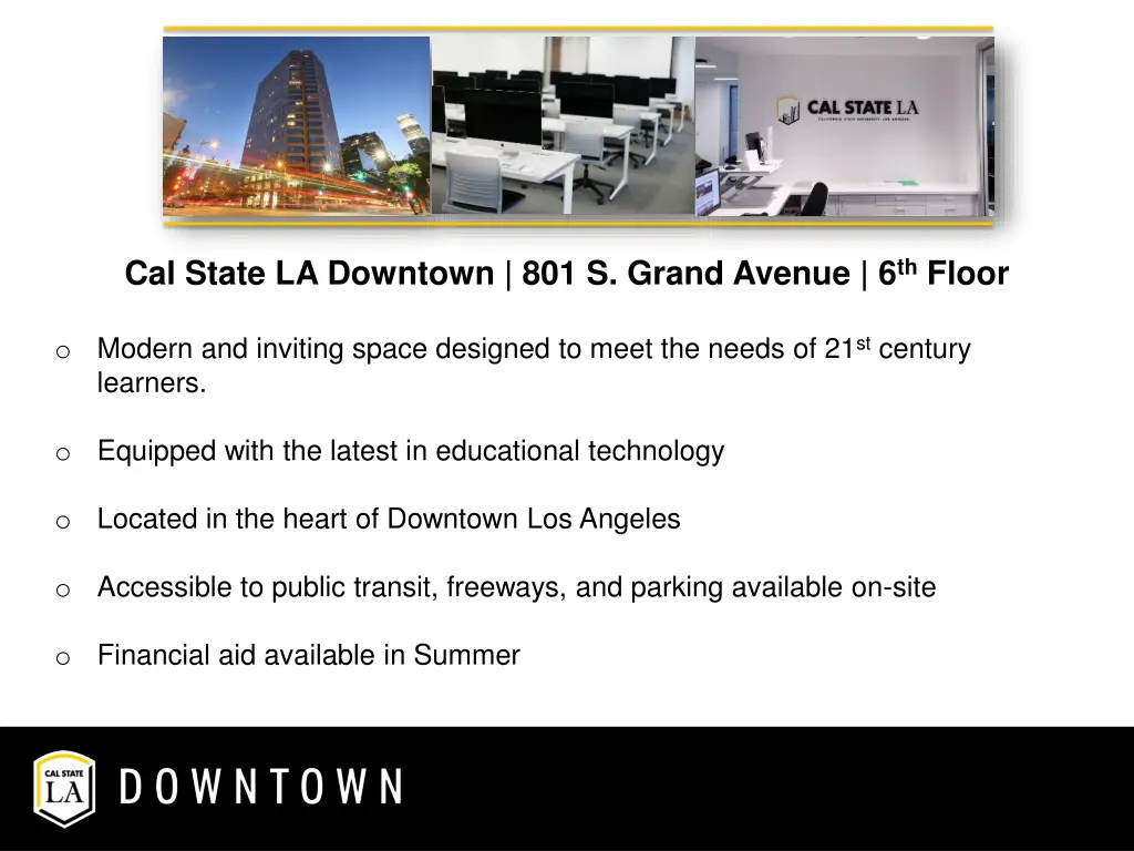 cal state la downtown 801 s grand avenue