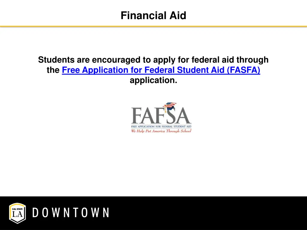 financial aid