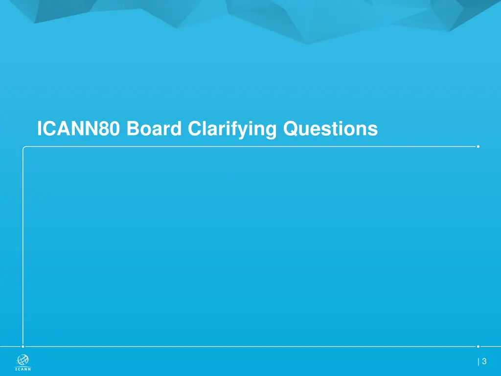 icann80 board clarifying questions