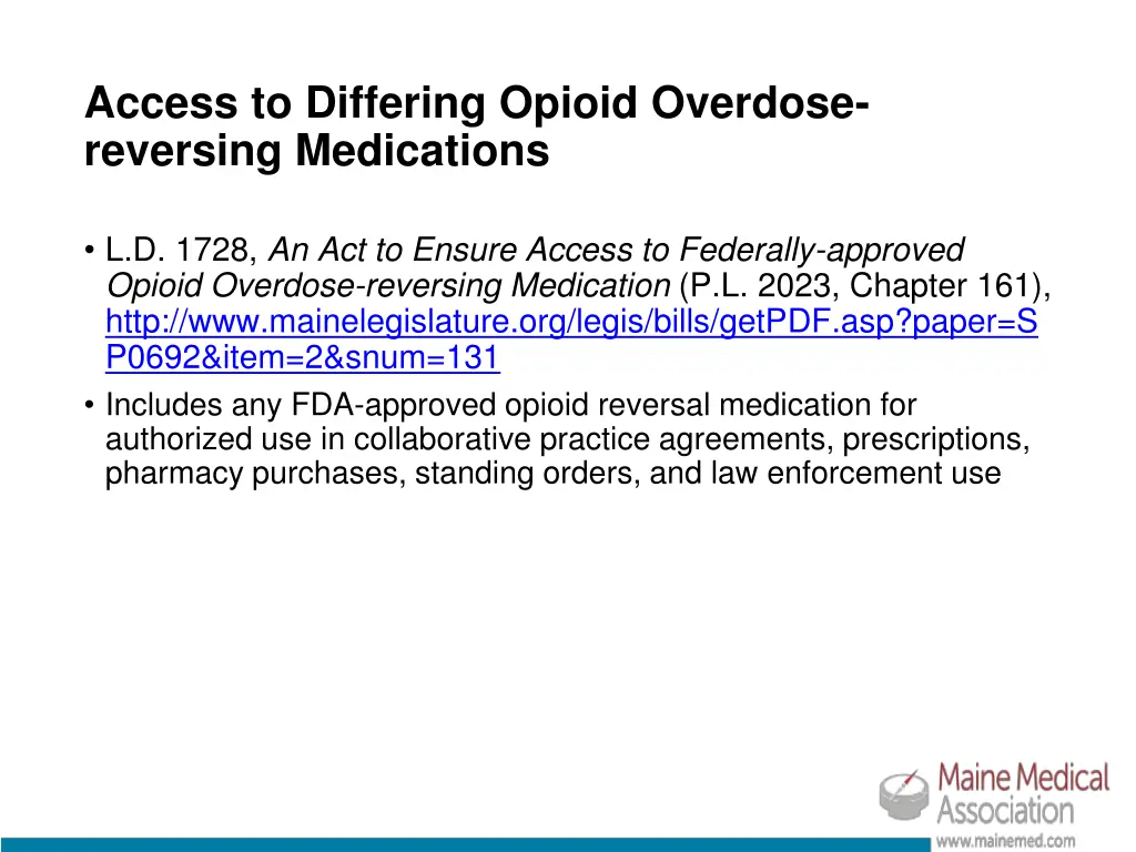 access to differing opioid overdose reversing