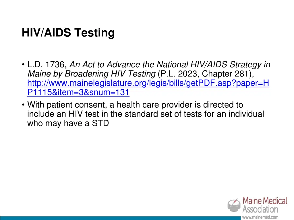 hiv aids testing