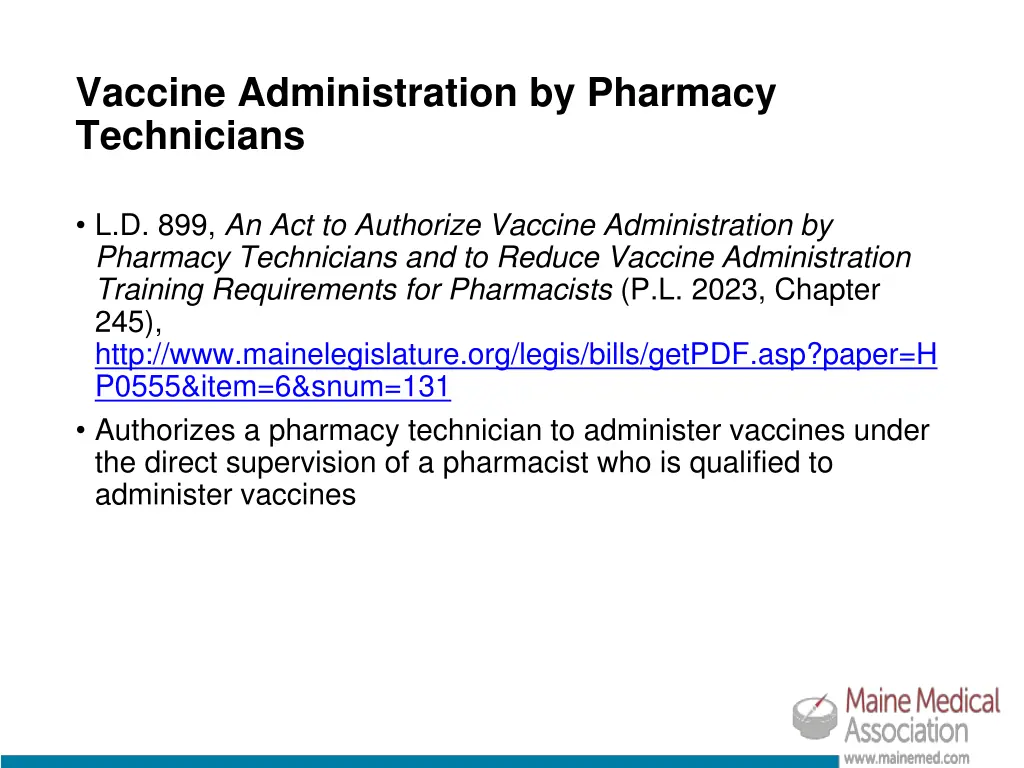 vaccine administration by pharmacy technicians