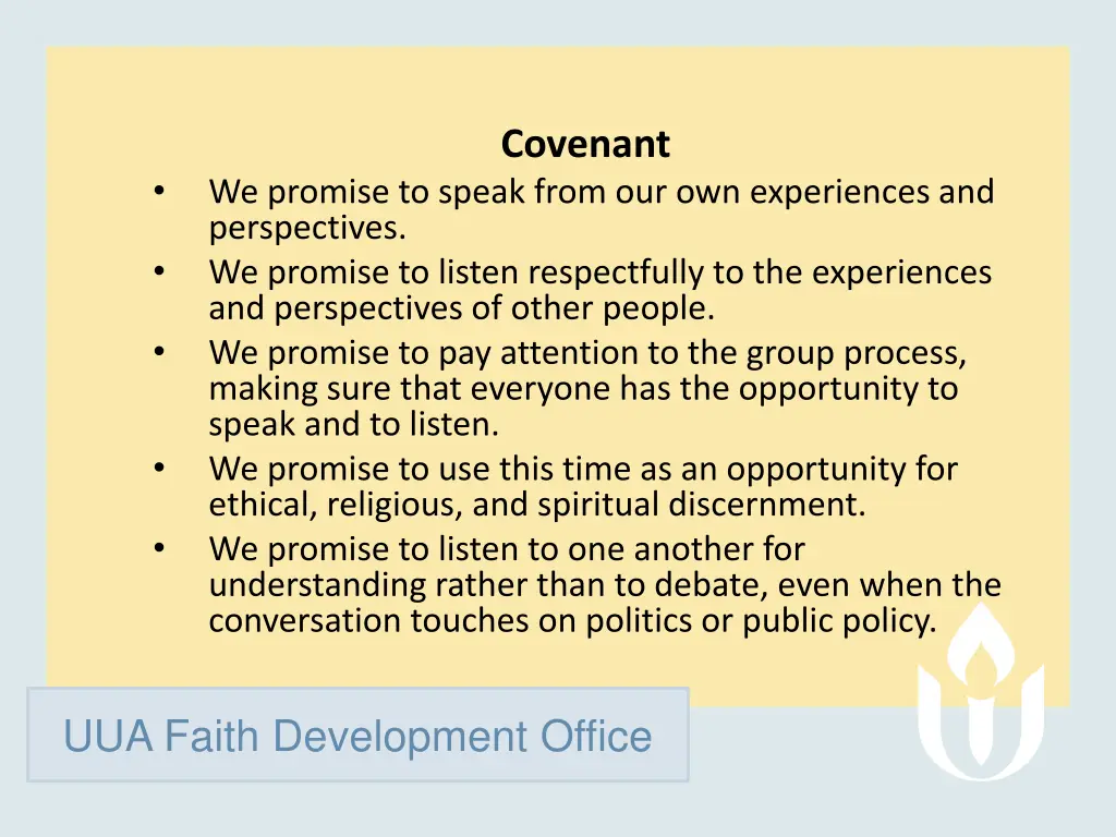 covenant 1