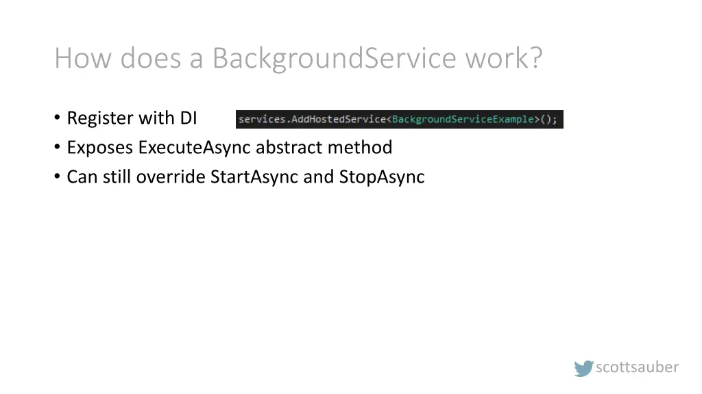 how does a backgroundservice work