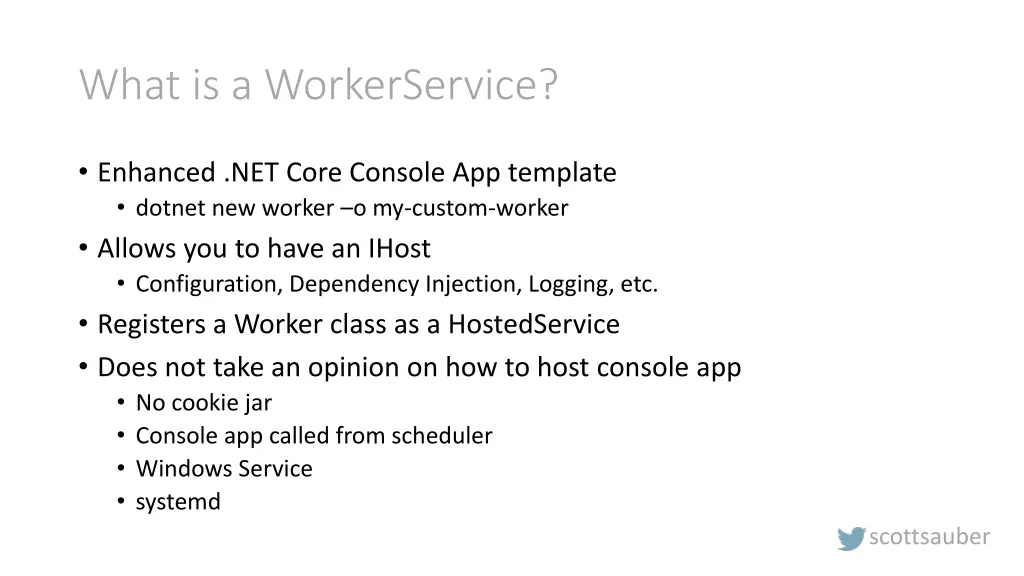 what is a workerservice