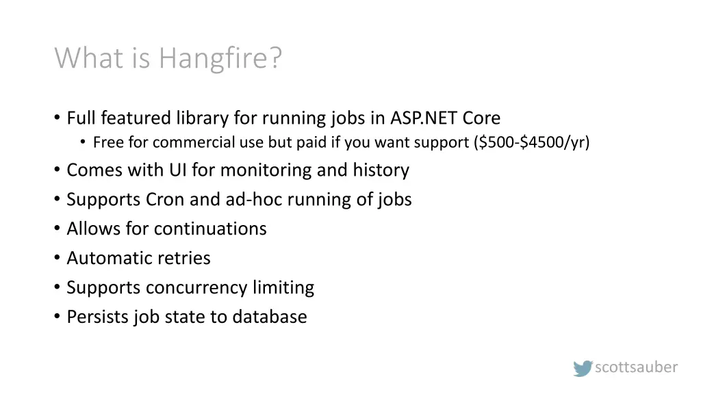 what is hangfire