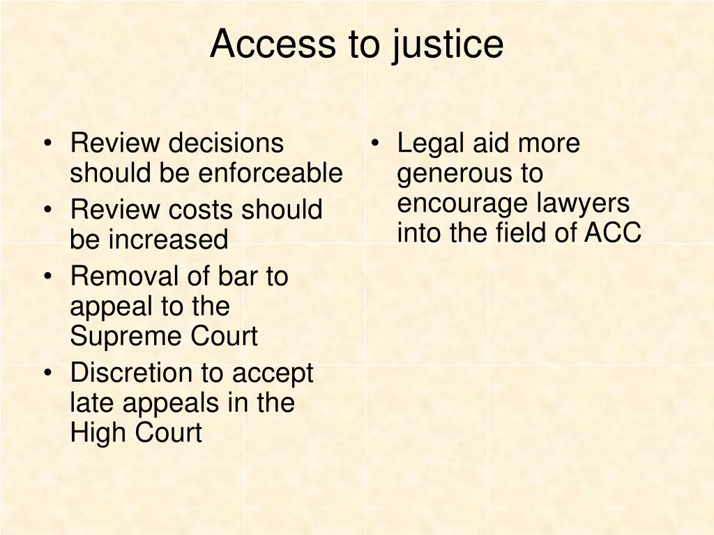 access to justice