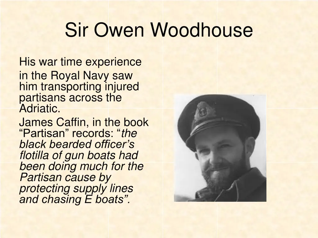 sir owen woodhouse