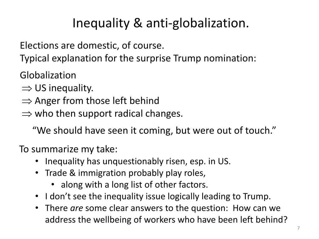 inequality anti globalization