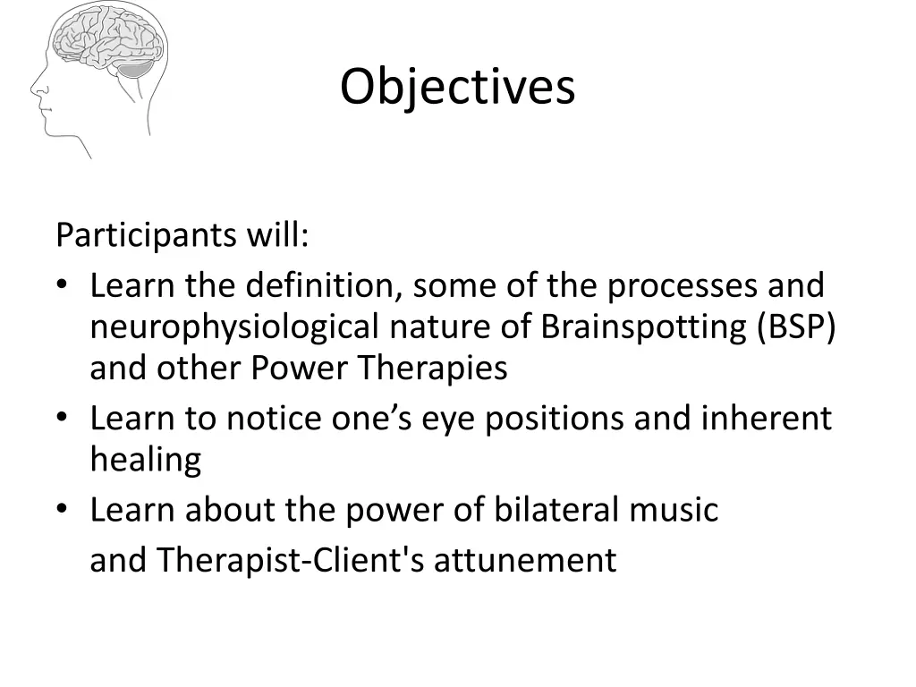 objectives