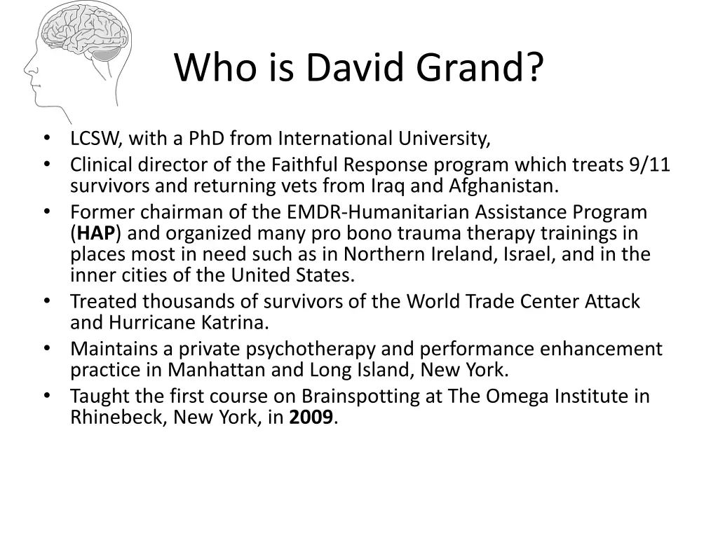 who is david grand