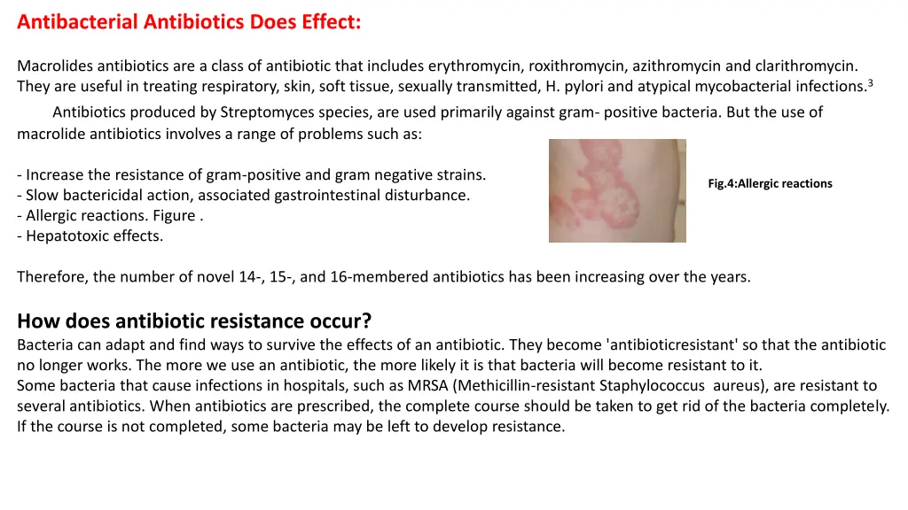 antibacterial antibiotics does effect